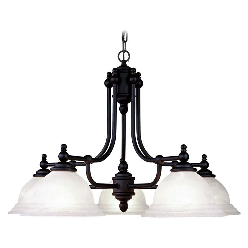 North Port 28 Inch 5 Light Chandelier by Livex Lighting
